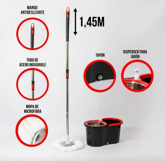 Mopa Giratoria Premium 360°